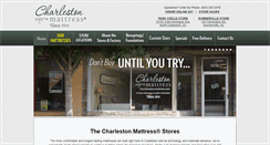 Desktop Screenshot of charlestonmattress.com